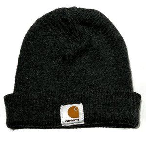 Carhartt Knit Cuffed Beanie Hat Dark Gray A18 Watch Classic Acrylic